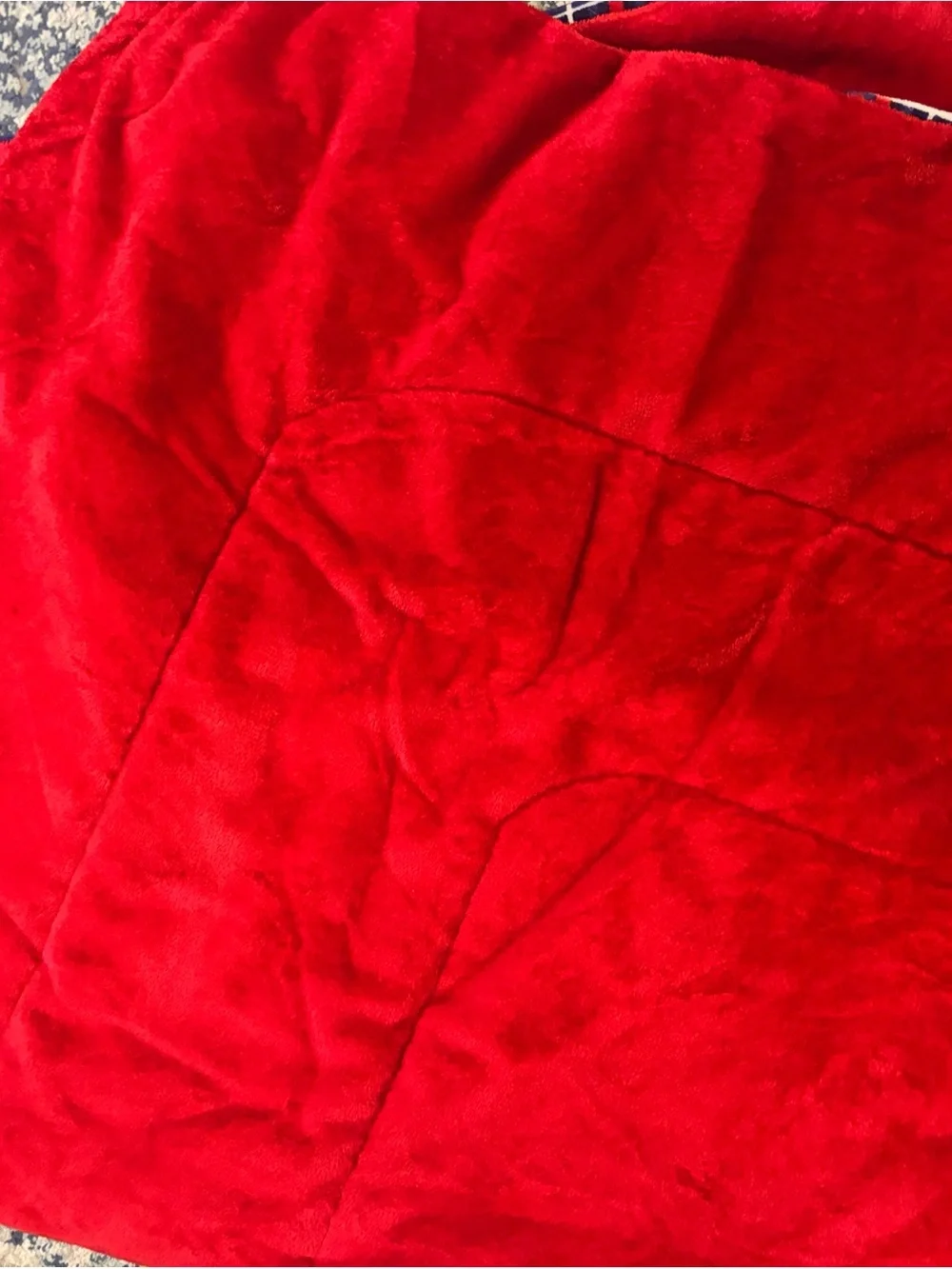 Concord blue&red warm blanket